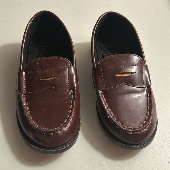 Janie and Jack toddler kids penny loafers Sz 9 - Picture 1 of 12